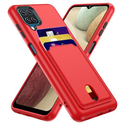 China Leyi Tri Case Back Cover Camera Screen Shockproof Protector TPU Plus PC For Phone Case Samsung A12 for sale