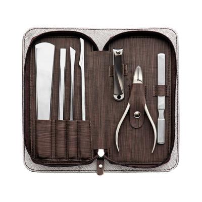 China Manicure Set 7 PCS Professional Foot Repair Sharp Blade Kits For Nail Corn Callus, Stainless Steel Nail Cutters Cuticle Remover for sale