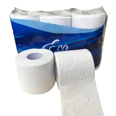 China Virgin Wood Pulps Chinese Supplier Hotel Bath Tissue Toilet Paper Roll for sale