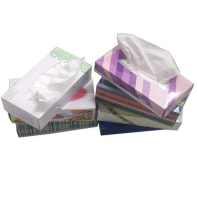 China thick & Convenient Customized 150 Sheet Box Tissue Paper Flat Facial Tissue for sale