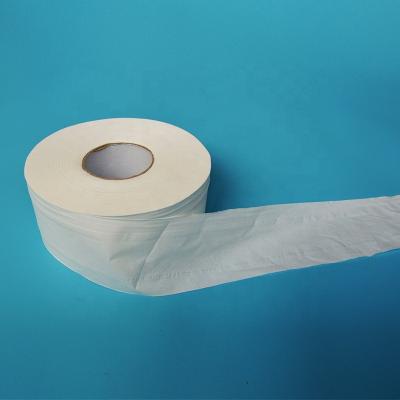 China Soft Strong Absorption Large Roll Toilet Paper Bulk Jumbo Roll Ultra Soft Virgin Bathroom Tissue Paper for sale