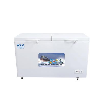 China BCD-228 Hotel Luxury Energy Saving Double Temperature Freezer With 80 Mm Foam Layer for sale