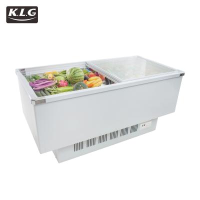 China SD-2000D Commercial Glass Door Chest Freezers Commercial Solar Freezer Refrigerator for sale