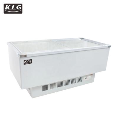 China Double-temp SD-2000D Glass Door Commercial Solar Chest Freezers Freezer Ultra Low Temperature Freezer for sale