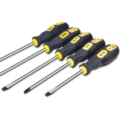 China Equipment installation 6mm High Quality Large Handle Screwdriver Cross Shape Flat Mouth Blossom Slotted Screwdriver for sale