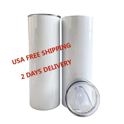 China Wholesale Viable Double Wall Stainless Steel Insulated Tumbler Sublimation Vacuum Tumbler 20oz From US Warehouse for sale