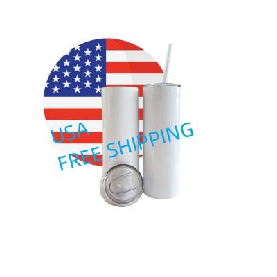 China Viable Wholesale Stainless Steel Tumbler Insulated Double Wall Sublimation Empty Tumbler Mug 20oz From US Warehouse for sale