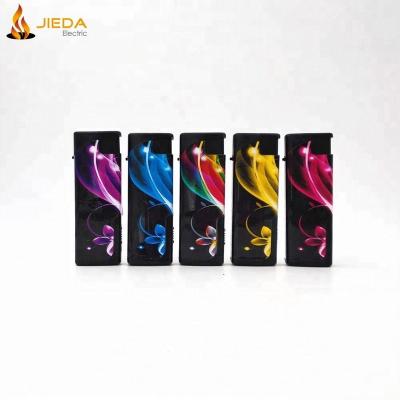 China Wholesale Disposable Windproof Electric Windproof Lighter Smart Plastic Cigarette Thin Lighter Encendedor for sale