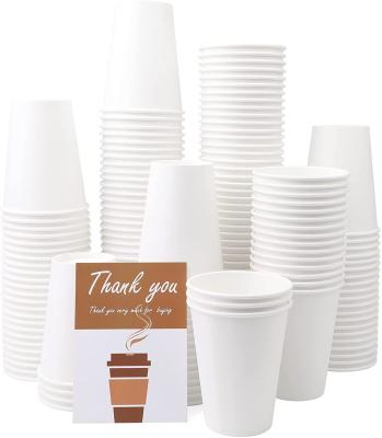 China 300ml/400ml/500ml Disposable Custom Logo Printed Biodegradable Paper Cup Security Paper Cup Paper Coffee for sale