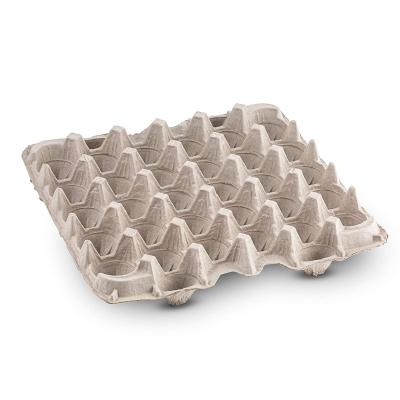 China 30 Count Eco-friendly Biodegradable Recycled Material Egg Flats Chicken Egg Cartons , Each Holds 30 Eggs for sale