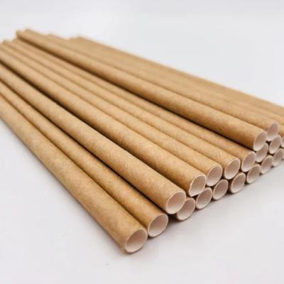 China Wholesale disposable disposable minimalist style cheap price can be customized disposable eco-friendly biodegradable paper straw for sale