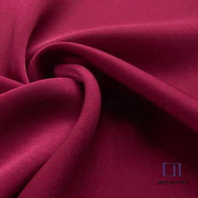 China 100%Polyester high quality anti-static SPH chatting high-elastic velvet soft hand feeling satin fabric for party wear, dress, pajamas for sale