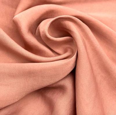 China 2023 S/S Item 100%Polyester Anti-static Popular Velvet Hand Feel Sea Island Yarn Satin Fabric For Dress Garment for sale