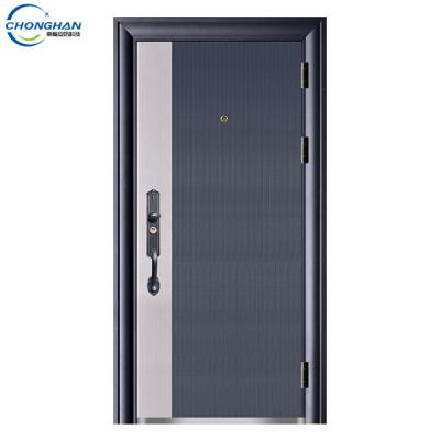 China China Supplier Half Metal Swing Doors Metal Door For Apartment Key Security Door Design for sale