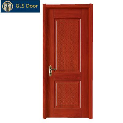 China Luxury Swing Leaf Plywood Interior Door Oak Veneer Single Door For Residential for sale