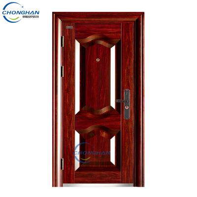 China Residential Wooden Swing Door Hinges Stainless Steel Security Doors Main Entry Door Design for sale