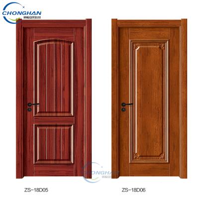 China Sound Insulation Teak Doors Solid Wood Door Prices Wooden Entrance Arch Door Designs for sale