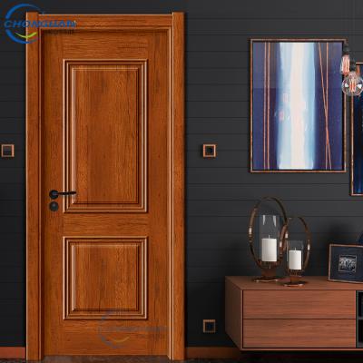 China Solid Wood Design 32 x Double Door Sound Insulation Door Frames Wooden Design Door 79 Exterior for sale