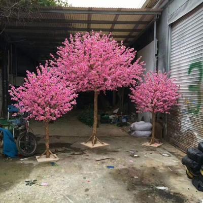 China Party Artificial Peach Cherry Blossom Plum Tree Wedding Cherry Small for sale