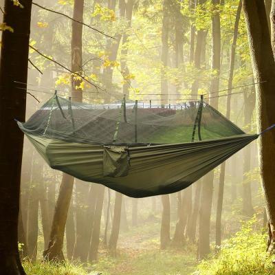 China Outdoor Camping Hammock Count Mosquito Furniture Nylon Mesh Hammock Swing for sale