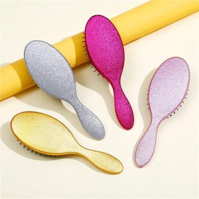 China 2022 New Design Duct Hot Selling Amazon Glitter Massage Hair Comb Air Cushion Comb Airbag Comb for sale