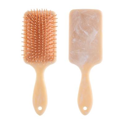 China Cushion Marble Pattern Hair Brush Curly Hair Detangling Brush Air Cushion Massage Hair Comb for sale