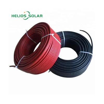 China Low Smoke And Halogen Free Exchange Solar Extension Cable 2.5mm2 4mm2 6mm2 Single Core Solar Photovoltaic Insurance Copper Core for sale