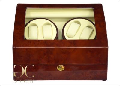 China Packaging Box Dual Watch Winder / Battery Operated Watch Winder For Men for sale