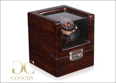 China Gifts Wooden Watch Winder / Single Watch Winder Box For Mens for sale