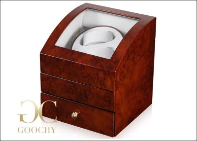 China Auto Watch Winder Box / Single Watch Winder Box With Drawer for sale