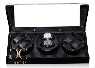 China Watch Winder Jewelry Box , Automatic Watch Winding Box Carbon Fiber for sale