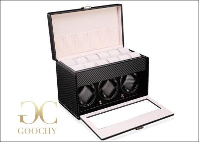 China Carbon Fiber Watch Winder , Personalized Mens Watch Winder Box for sale