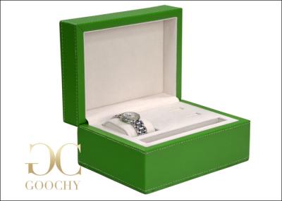 China Mens Jewelry Boxes For Watches , Green Watch Gift Box For Men for sale