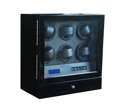 China Led Watch Winder / Multiple Watch Winder With LCD Display Remote Control for sale