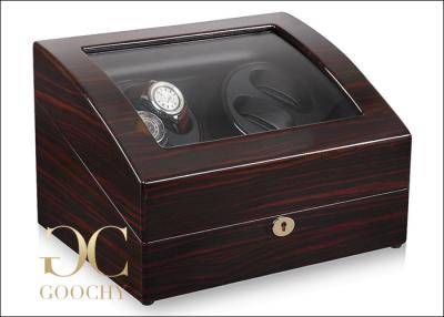 China Glossy Painting Dual Watch Winder Box Women Automatic Watch Shaker for sale