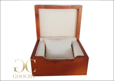 China Solid Wood Watch Display Case , Personalized Mens Watch Jewelry Box for sale