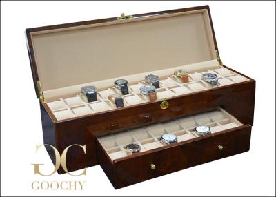 China 40 Wrist Watches / Mechanical Watches Mens Jewelry Box , Mens Watch Boxes for sale