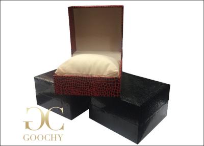 China Velvet Liner Watch Packaging Box , Custom Printed Watch Presentation Box for sale