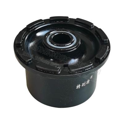 China Auman GTL Shock Rubber Bushing Cab Flip Bushing Cab Flip Bracket for sale