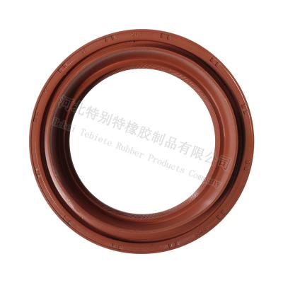 China FAW Crankshaft Oil Seal 70x95x21.3mm Spring Loaded Double Lip Seal 300℃ Oil Resistance for sale