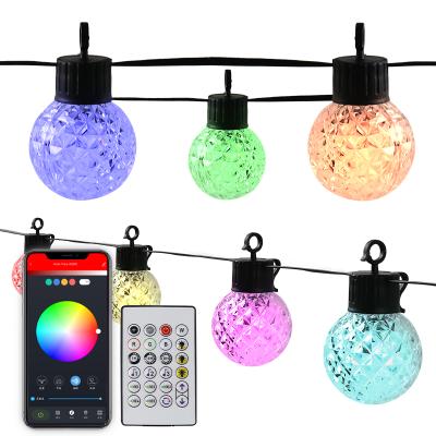 China Colorful LED String Light Waterproof IP65 Solar String Lights Outdoor Window Christmas LED String Light for sale