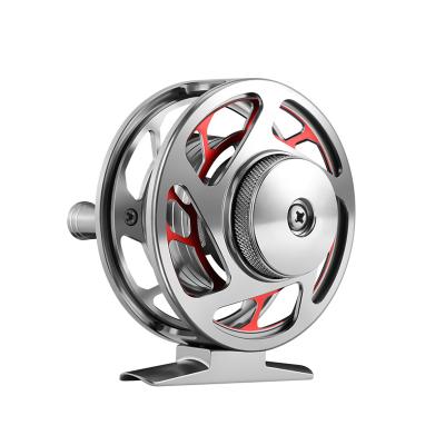 China Big Axle Left Hand CNC Wheel Aluminum Alloy Fly Reels Classic High Quality Fishing Reel Freshwater Fly Reels for sale