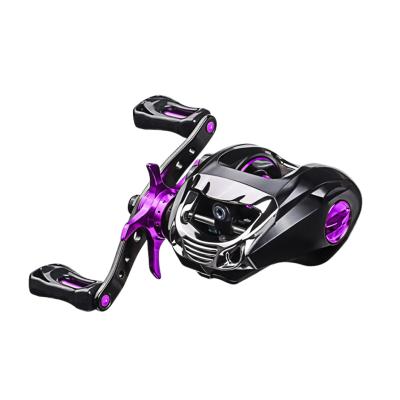 China SFS Magnetic Brake System 6.3:1 Gear Ratio Double Baitcasting Fishing Reel 12+1 Straight Reel for sale