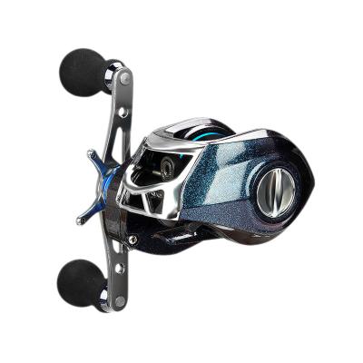 China LEFT HAND CNC 17+1 Ball Bearings Long Cast Left/Right Hand Bass Baitcast Fishing Casting Reel High Speed for sale