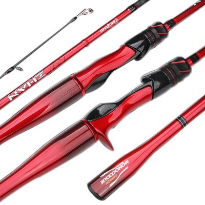 China High Quality Carbon Fishing Tackle Carbon Fiber 2 Sections Fishing Bass Spinning Rods For Saltwater Freshwater for sale