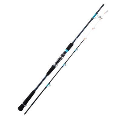 China Carbon Maker Luminous 1.8M 2.1M 2.4M 2.7M Carbon Offshore Trolling Solid Squid Building Fishing Rod for sale