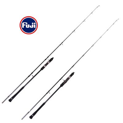 China Fuji Carbon Seawater 1.98M Slow Pitch High Quality Carbon Fiber 2 Section Fishing Jigging Pole Jigging Rod for sale