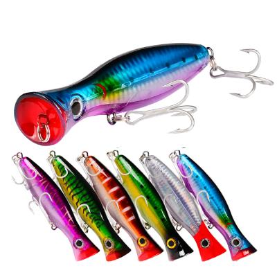 China Factory ABS Plastic Large Hard Plastic Fishing Lure With Snaps Triple Hook Swimbait Fishing Lure for sale