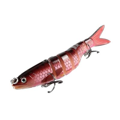 China ABS Manufacturer 135mm Multiple Color 20g Multi Segmented ABS 8 Segmented Fishing Lure for sale