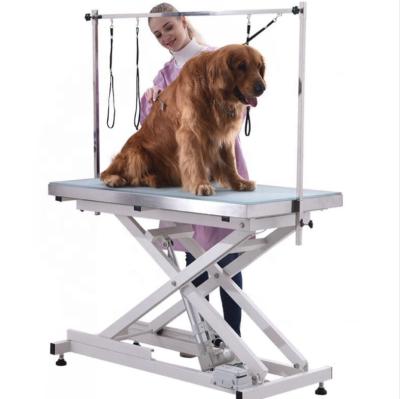 China Sustainable Portable Pet Grooming Table Adjustable With Led Light For Dogs for sale